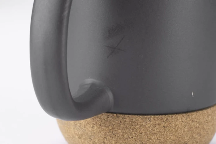 Kubek ceramiczny SOFTINI 300 ml - II gatunek popielaty (szary)