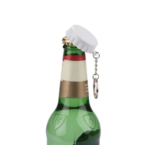 Brelok otwieracz KAPSI biały