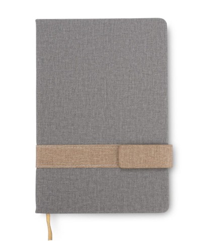 Notes z zapięciem ELITE A5 popielaty (szary)