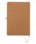 Notes z recyklingowanego PU, GLITZO A5 brązowy