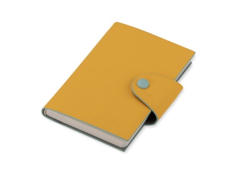 Notes MISI A6 żółty z logo