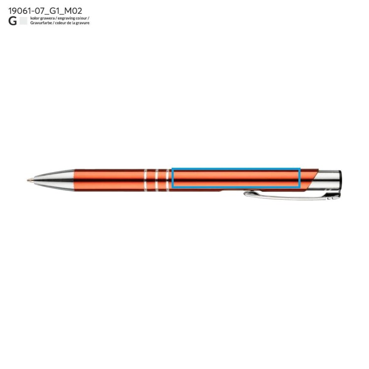 Długopis KALIPSO pomarańczowy