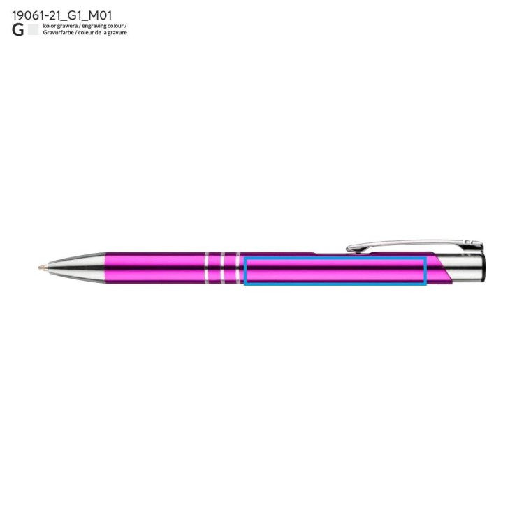 Długopis KALIPSO różowy