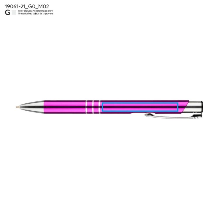 Długopis KALIPSO różowy