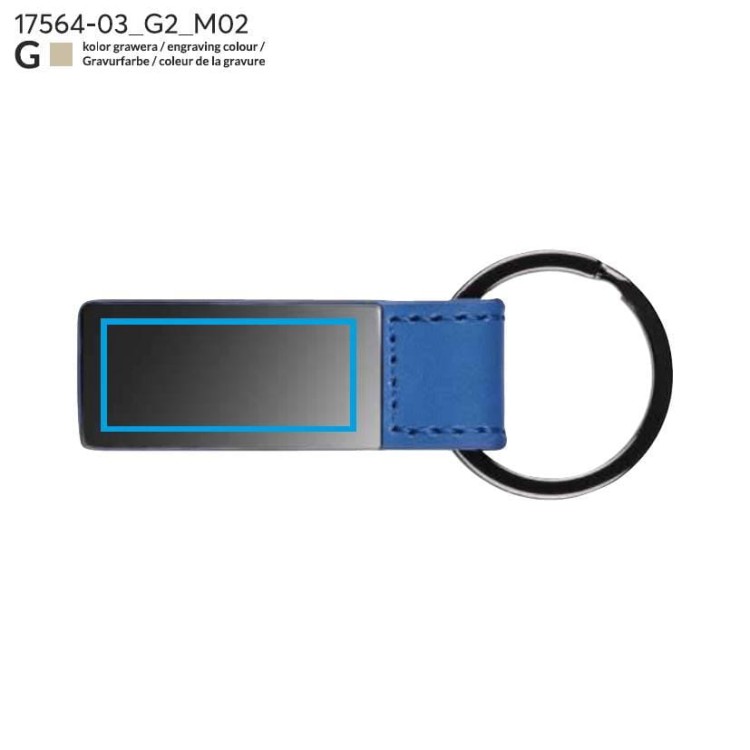 Brelok JUNG niebieski