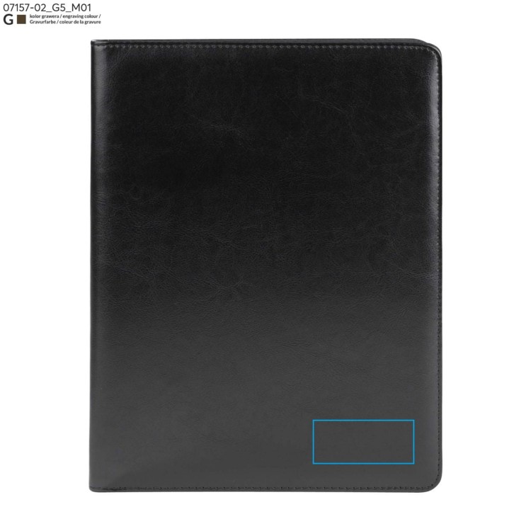 Teczka konferencyjna SUFFOLK A4 czarny