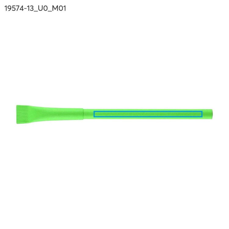 Długopis papierowy PINKO zielony jasny