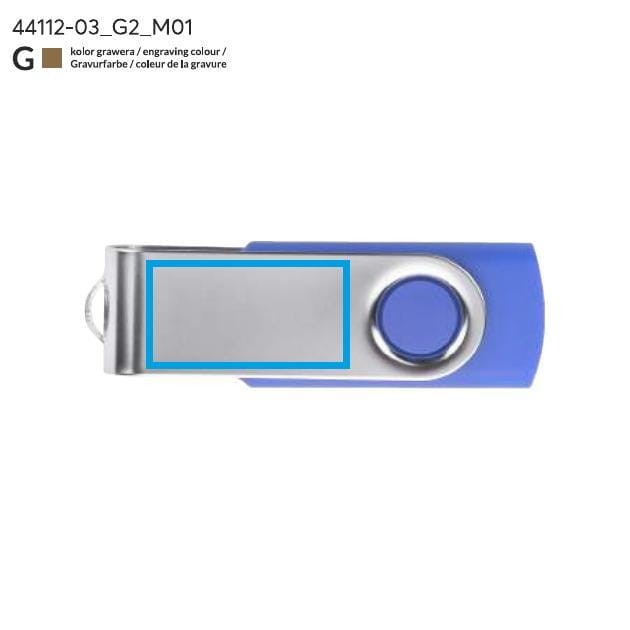 Pamięć USB 3.0 TWISTER 16 GB niebieski