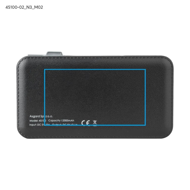 Power bank GRAND 12000 mAh czarny