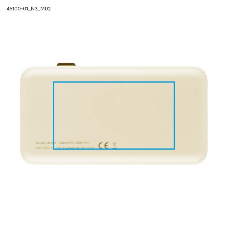 Power bank GRAND 12000 mAh biały