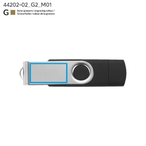 U-disc TWISTER 16 GB czarny