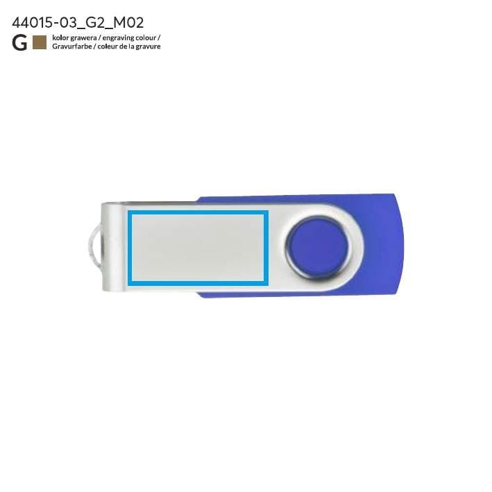 Pamięć USB TWISTER 32 GB niebieski