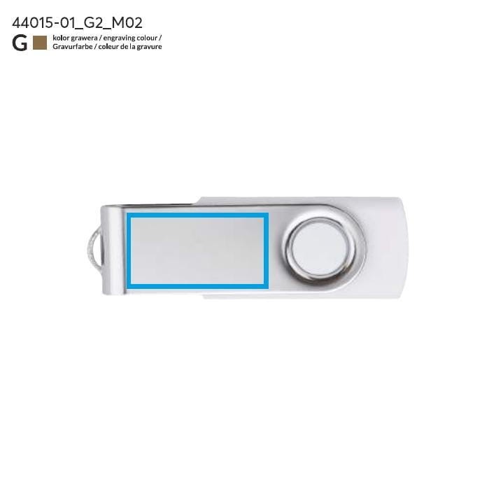 Pamięć USB TWISTER 32 GB biały