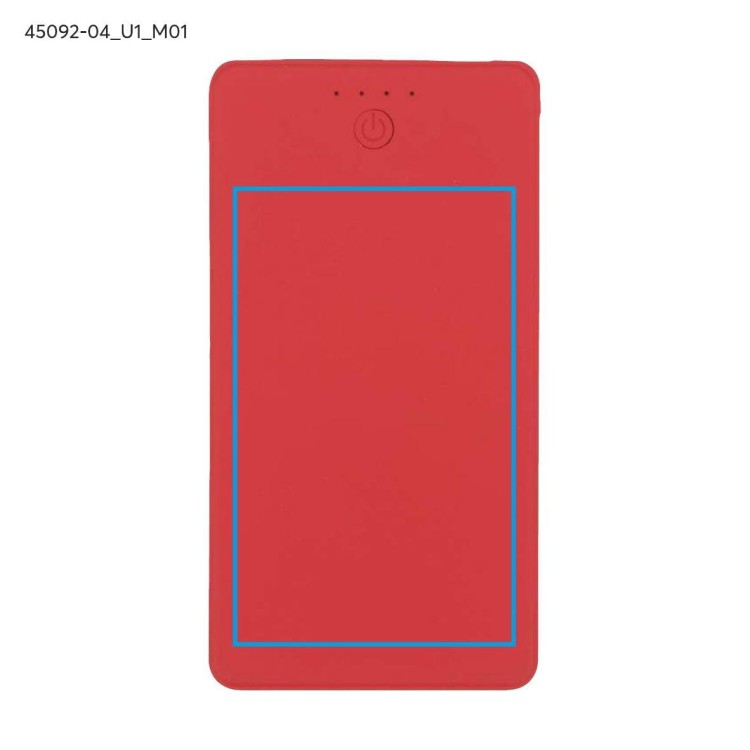 Power bank VIVID 4000 mAh czerwony
