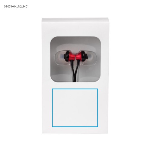 Słuchawki bezprzewodowe JODA czerwony