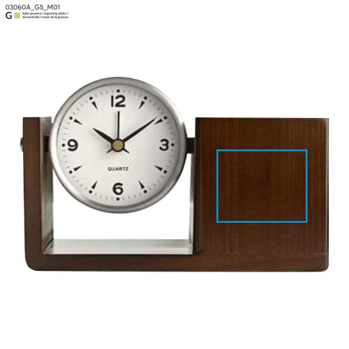 Przybornik na biurko NUTTO - II gatunek brązowy