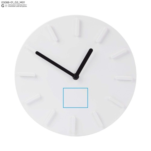 Zegar ścienny LUCIA biały