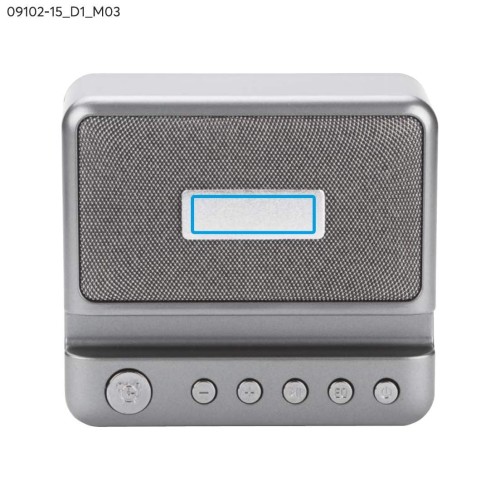 Głośnik bezprzewodowy z zegarem MELLOW grafitowy