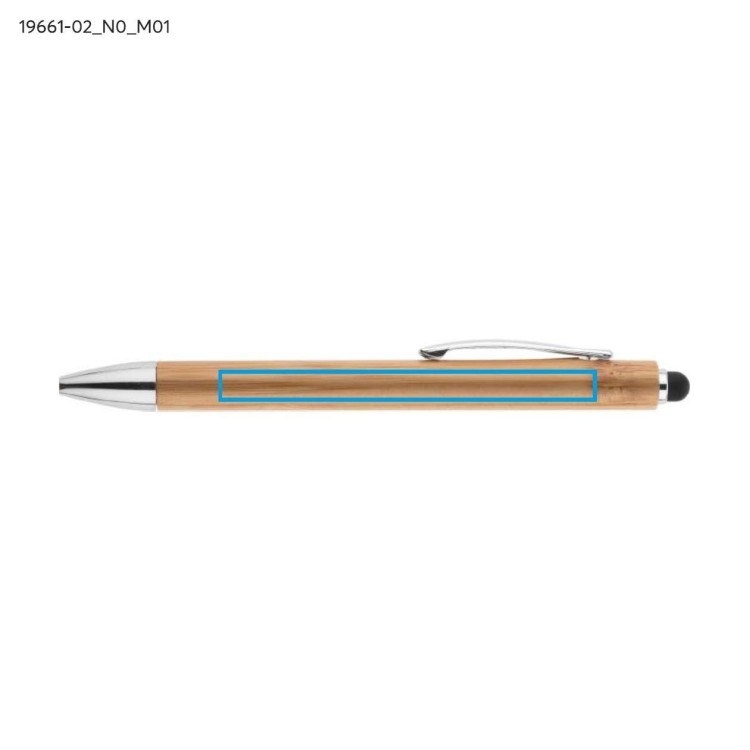 Długopis touch bambusowy TUSO czarny