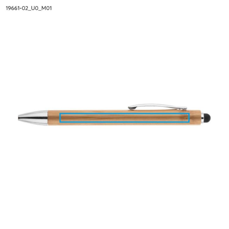 Długopis touch bambusowy TUSO czarny