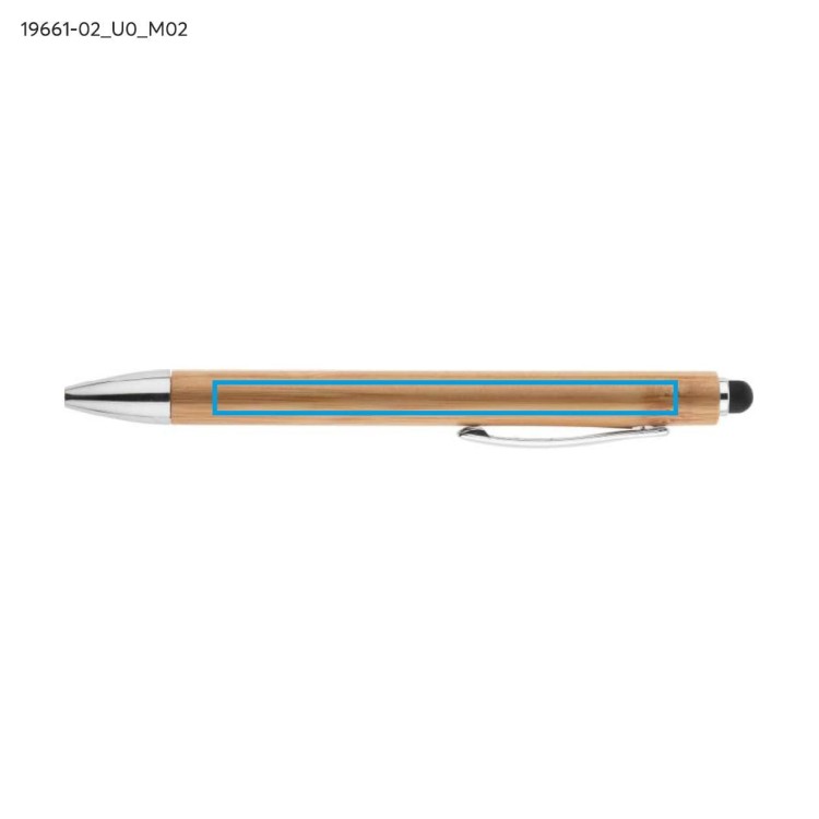 Długopis touch bambusowy TUSO czarny