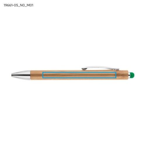 Długopis touch bambusowy TUSO zielony