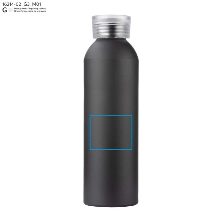 Butelka aluminiowa ALLUMI 650 ml czarny