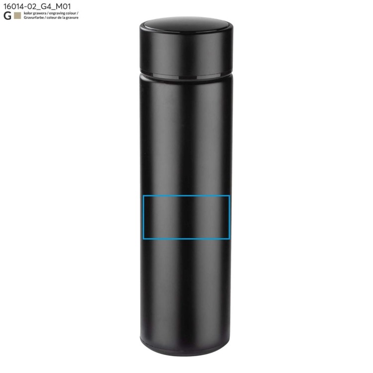 Butelka termiczna THERMO 480 ml czarny