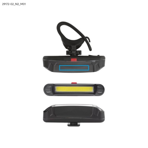 Lampka rowerowa FARO czarny