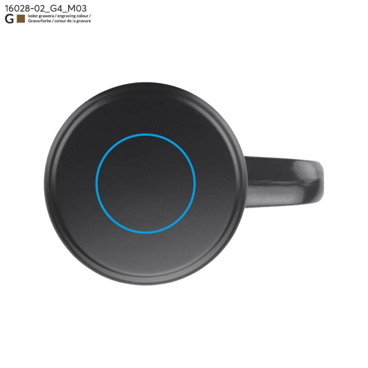 Kubek termiczny BOSSKI 400 ml czarny