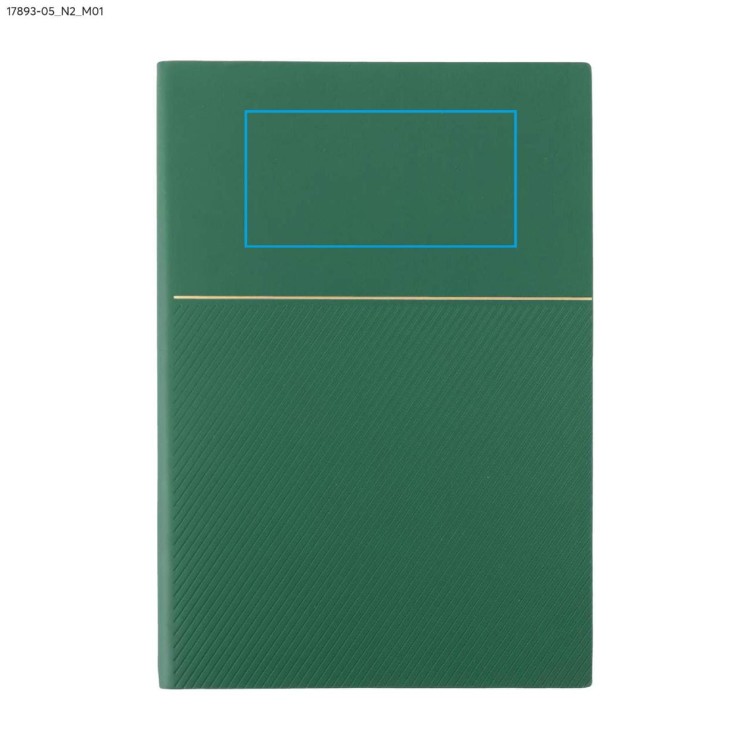 Notes LORE A5 zielony