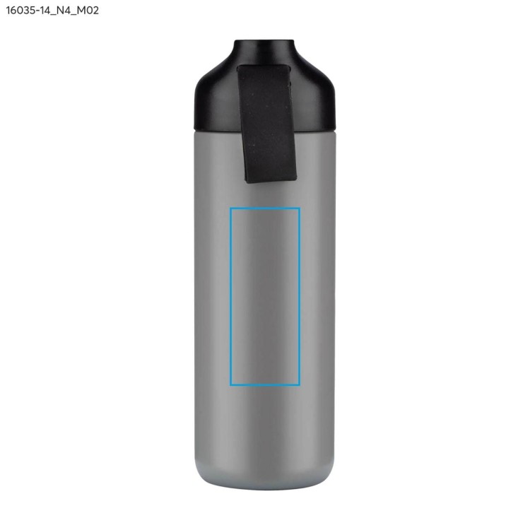 Butelka termiczna ELSA 600 ml popielaty (szary)