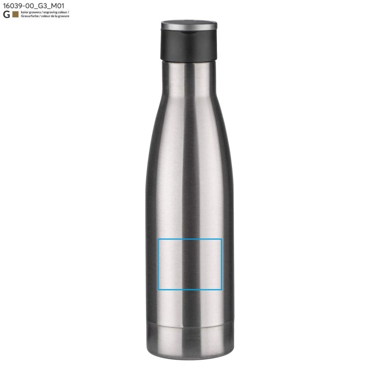 Butelka termiczna BONITA 500 ml srebrny