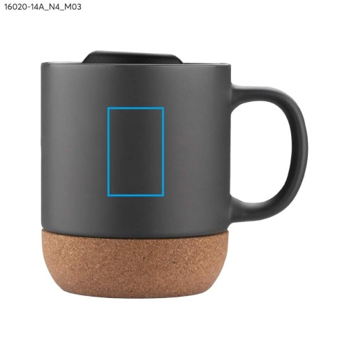 Kubek ceramiczny SOFTINI 300 ml - II gatunek popielaty (szary)