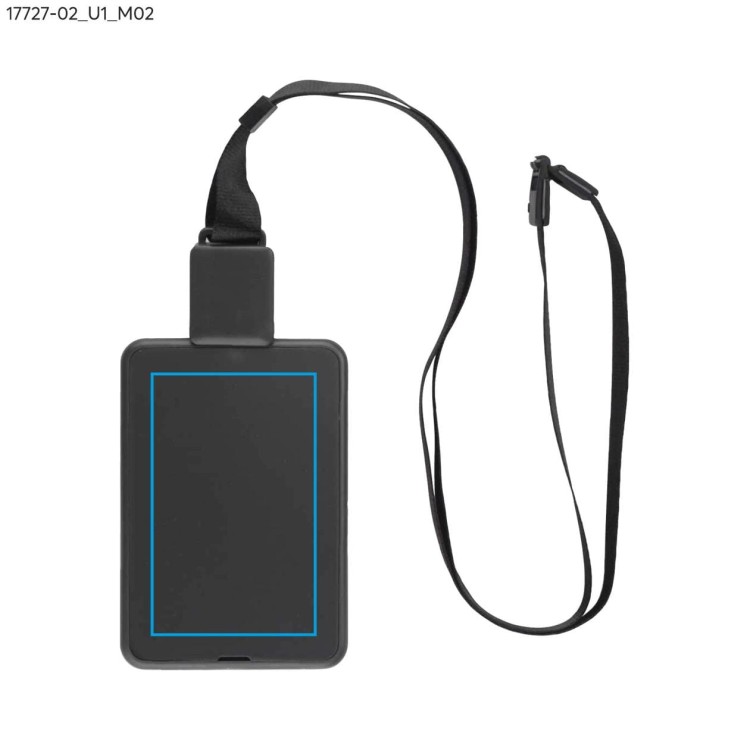 Etui na identyfikator BINO czarny