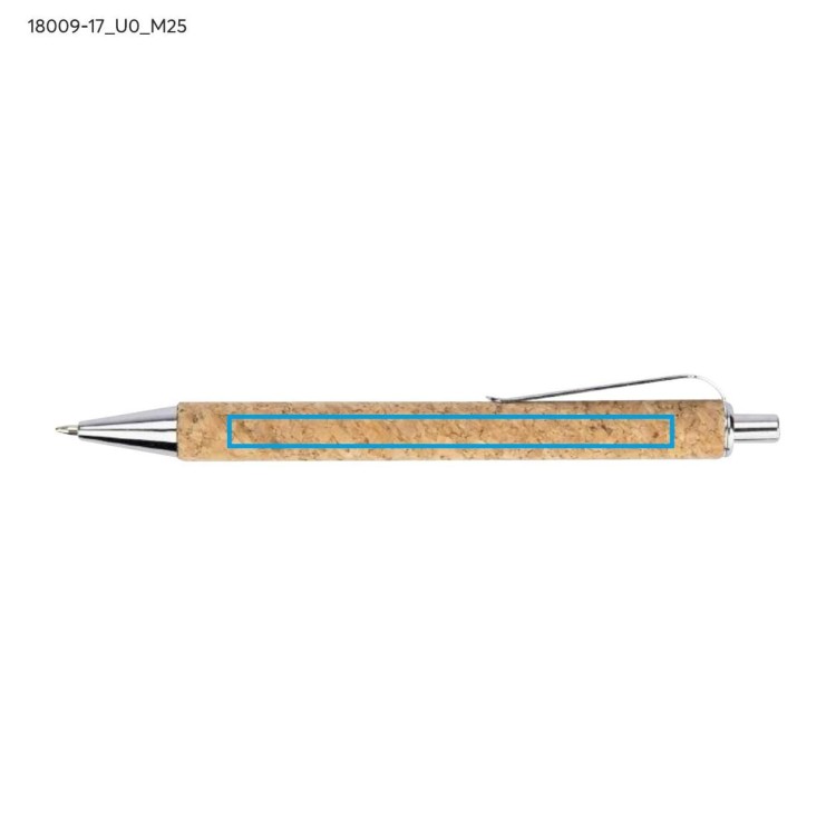 Notes korkowy z długopisem TESSO A5 beżowy (naturalny)