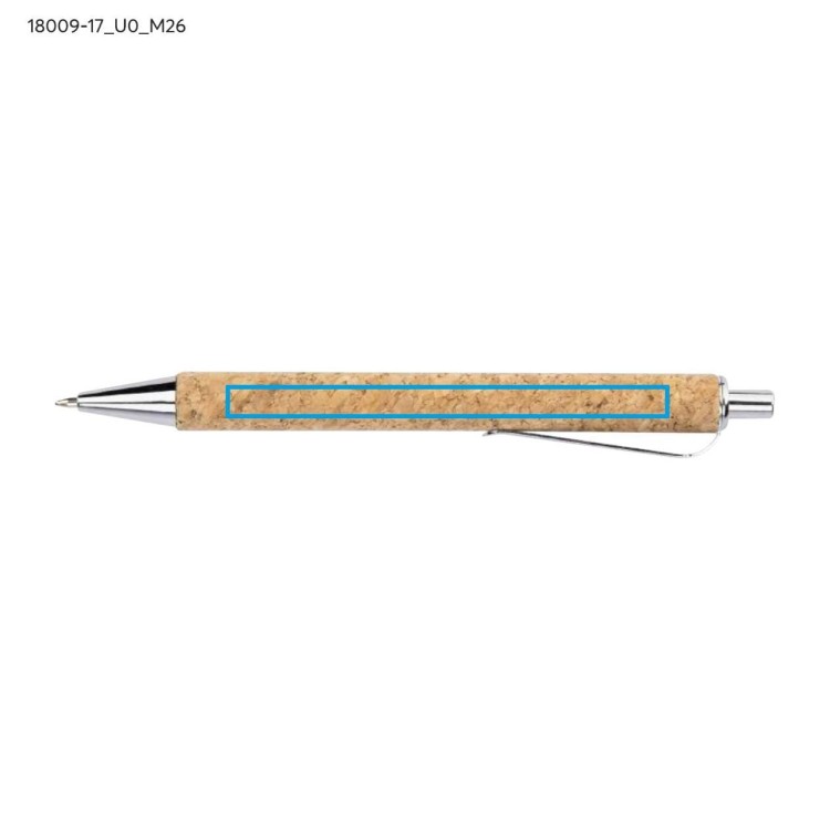 Notes korkowy z długopisem TESSO A5 beżowy (naturalny)