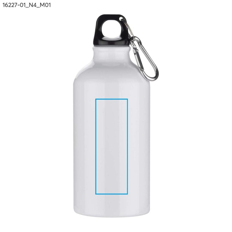 Butelka aluminiowa TREKO 500 ml biały