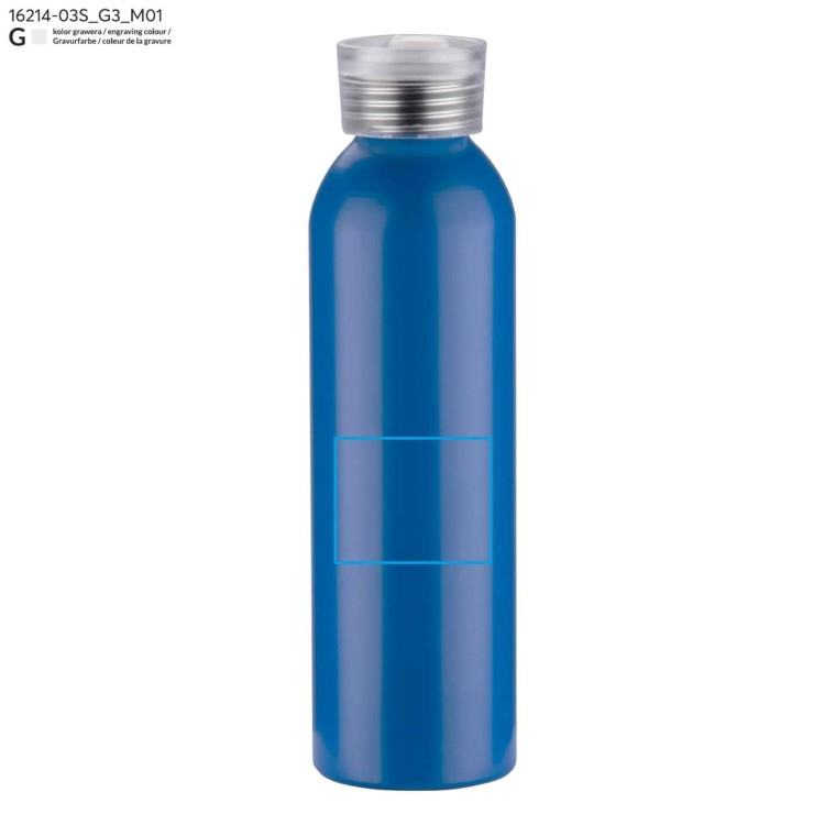 Butelka aluminiowa ALLUMI 650 ml niebieski