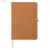 Notes z recyklingowanego PU, GLITZO A5 brązowy