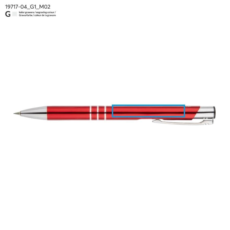 Ołówek automatyczny rKALIPSO czerwony