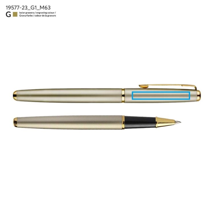 Pióro kulkowe GLOW GOLD szampański (jasnozłoty)