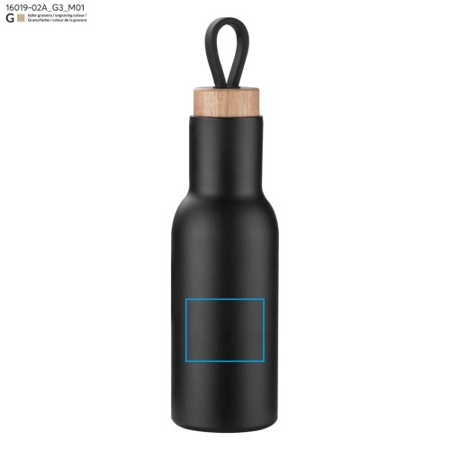 Butelka termiczna VINA 400 ml - II gatunek czarny