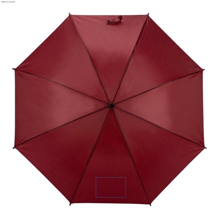 Parasol STICK bordowy
