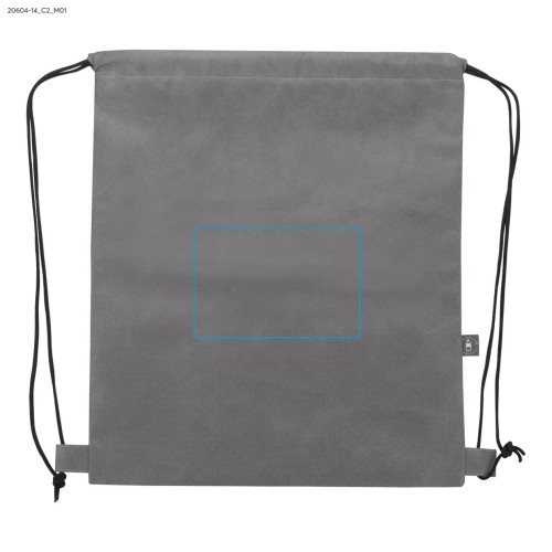 Worek rPET GARTY popielaty (szary)