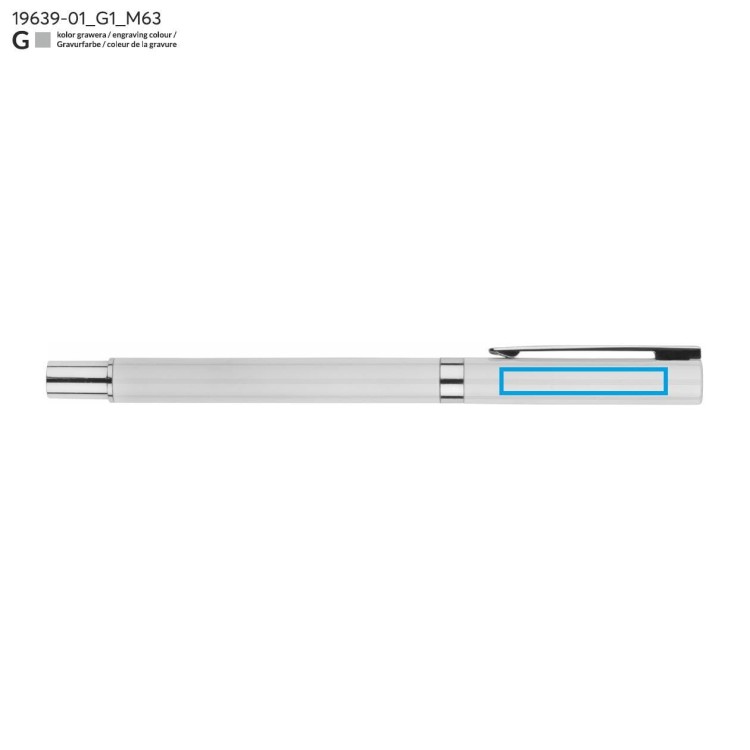 Długopis żelowy IDEO biały