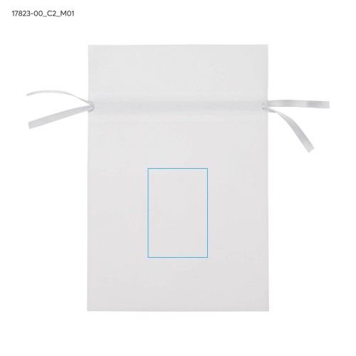 Torebka prezentowa SACULI L srebrny