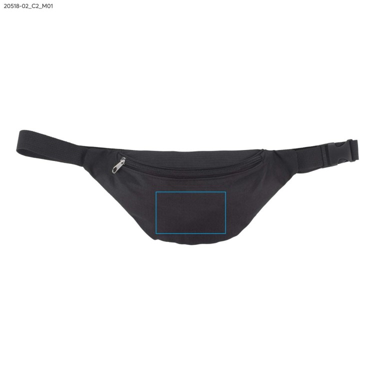 Torebka biodrowa BEGI czarny