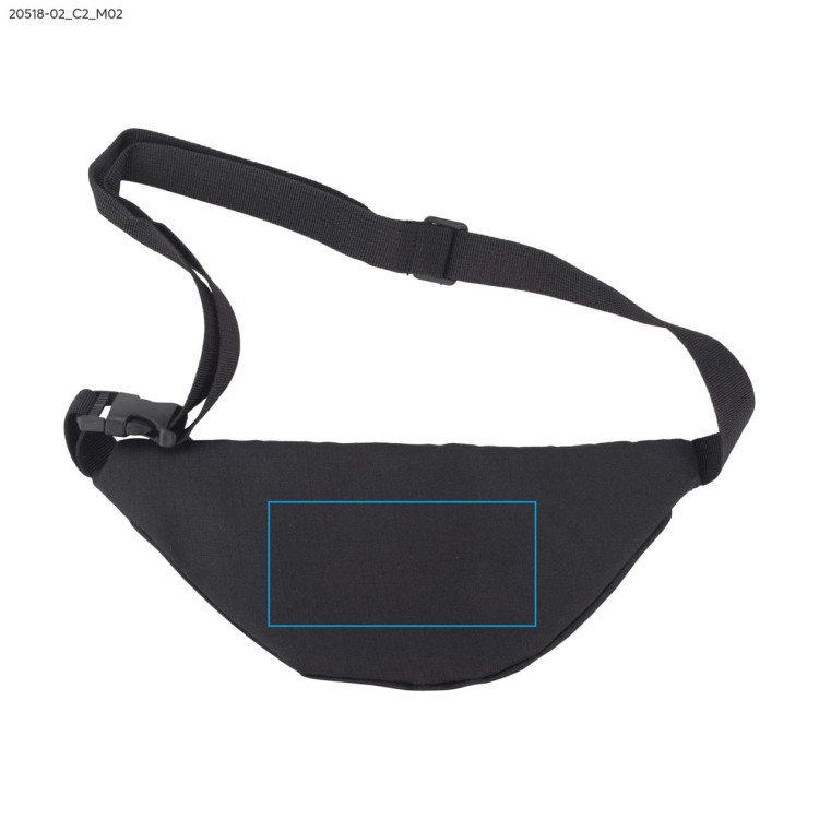 Torebka biodrowa BEGI czarny