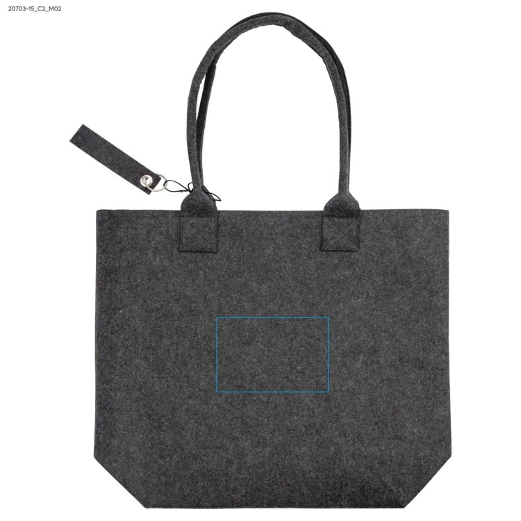 Torba filcowa rPET MARRTO grafitowy